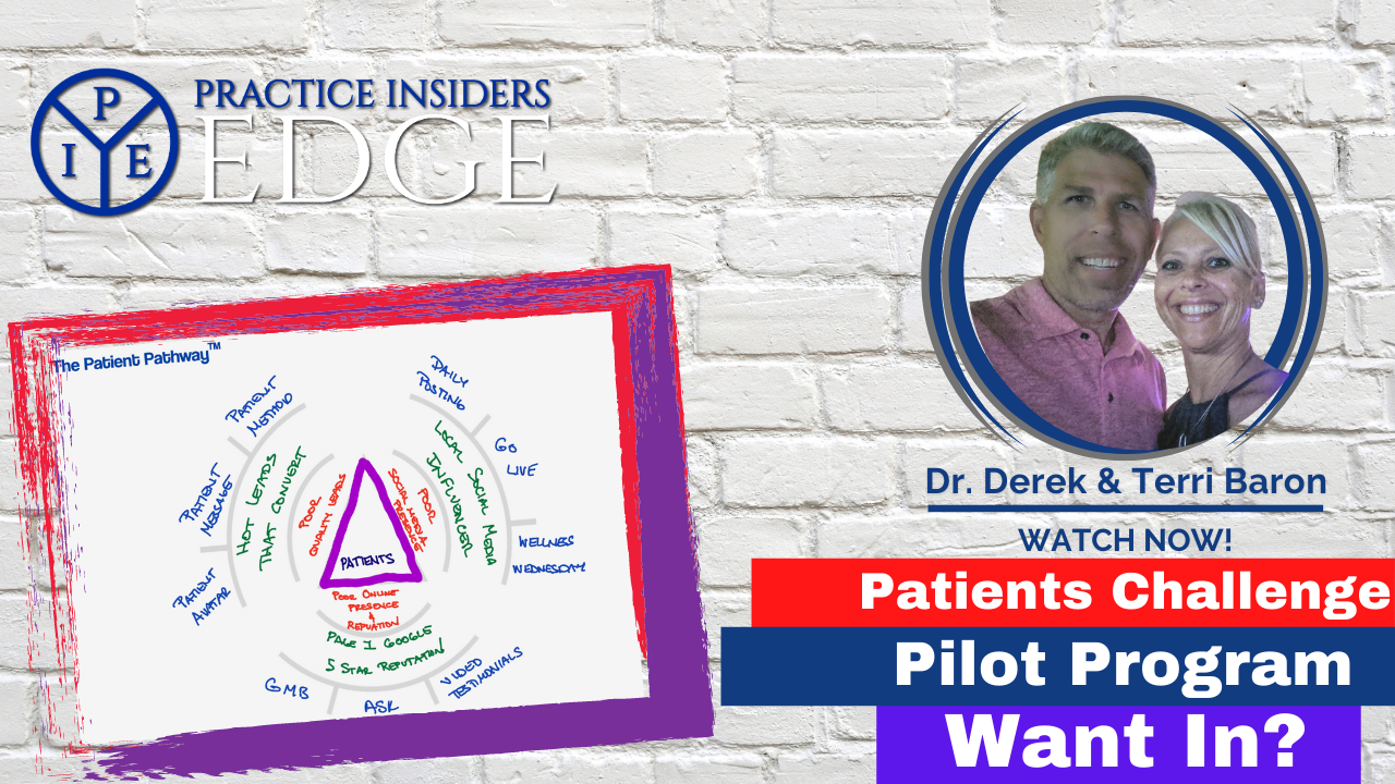 Practice Insiders Edge Pilot Program called Patients Challenge