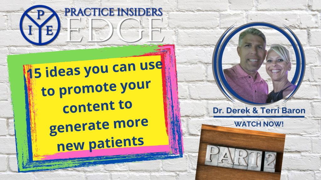 15 ideas to promote your content for New Patients